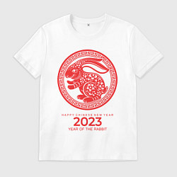 Мужская футболка Year of the rabbit - 2023, happy chinese New Year