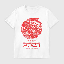 Мужская футболка Year of the rabbit 2023, cappy chinese new year
