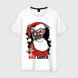 Мужская футболка Bad Santa, fuck you