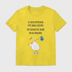 Мужская футболка Стишок про гуся