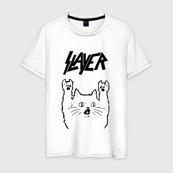 Мужская футболка Slayer - rock cat