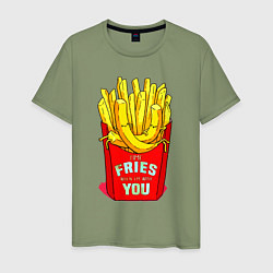 Мужская футболка Time fries when Im with you