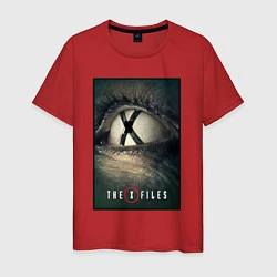 Футболка хлопковая мужская X - Files poster, цвет: красный