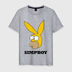 Мужская футболка Simpboy - rabbit Homer