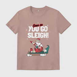 Мужская футболка Come on you go sleigh