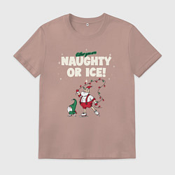 Мужская футболка Naughty or ice