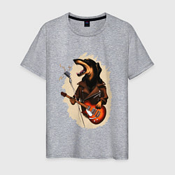 Мужская футболка Такса рокер