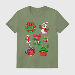 Мужская футболка Милый Новый Год