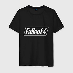 Футболка хлопковая мужская Fallout 4 - computer game - action, цвет: черный