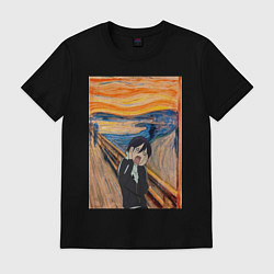 Мужская футболка Крик бездомный Бог