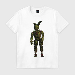 Футболка хлопковая мужская Springtrap, цвет: белый