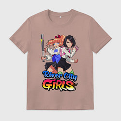 Мужская футболка River city girls - Misako and Kyoko