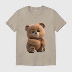 Мужская футболка Большой плюшевый мишка