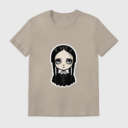 Мужская футболка Уэнсдей, Семейка Аддамс в стиле Бёртона