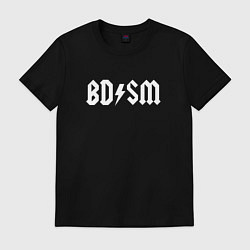 Футболка хлопковая мужская BDSM мем, цвет: черный