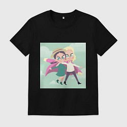 Мужская футболка Софи и Хаул милые Ходячий замок