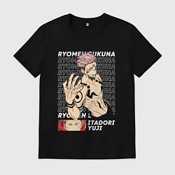 Мужская футболка Двуликий призрак Магическая битва