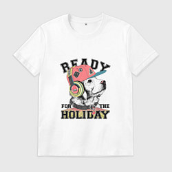 Мужская футболка Ready for the holiday