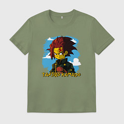 Мужская футболка Тандзиро Камадо Симпсон