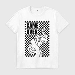 Мужская футболка Game over и щупальце