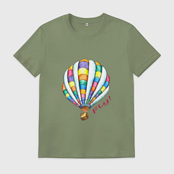 Мужская футболка Яркий воздушный шар
