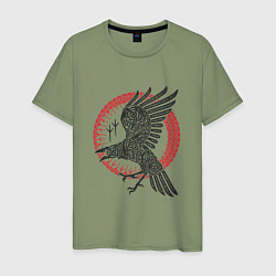 Мужская футболка Ворон мифология славян