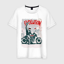 Мужская футболка Evolution - motorcycle