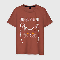 Мужская футболка Burzum rock cat