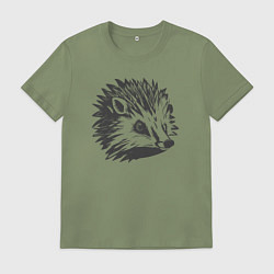 Мужская футболка Маленький ежик