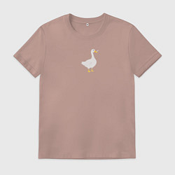 Мужская футболка Опасный гусь с ножом