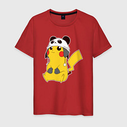 Мужская футболка Pika panda