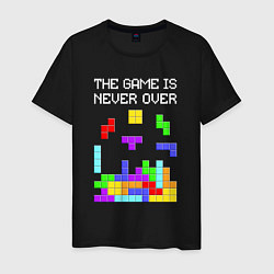 Мужская футболка Tetris - the game is never over