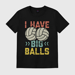 Мужская футболка У меня большие шары