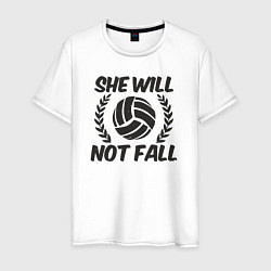 Мужская футболка She will not fall