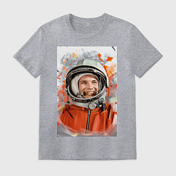 Мужская футболка Гагарин арт