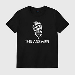 Футболка хлопковая мужская Allen Iverson, цвет: черный