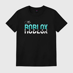 Футболка хлопковая мужская Роблокс игра, цвет: черный