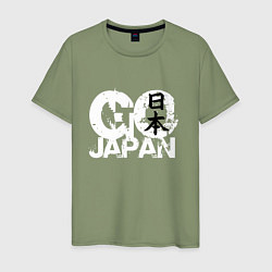 Мужская футболка Go Japan - motto