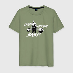 Футболка хлопковая мужская Yeah buddy light weight, цвет: авокадо
