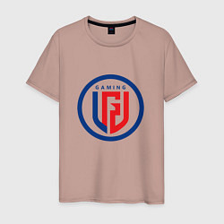 Футболка хлопковая мужская PSG LGD logo, цвет: пыльно-розовый