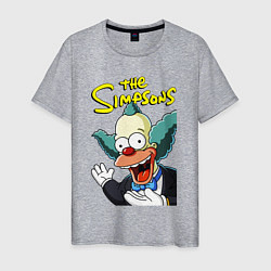 Мужская футболка Krusty the clown