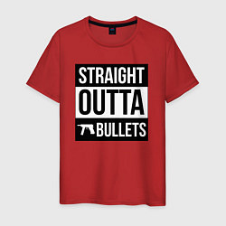 Мужская футболка Straight outta bullets