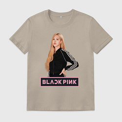 Мужская футболка Блэкпинк Роза