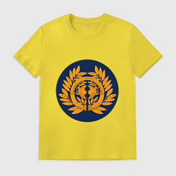 Футболка хлопковая мужская Клан Датэ Total War: Shogun 2, цвет: желтый