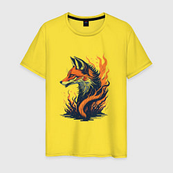 Мужская футболка Burning fox