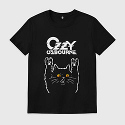 Мужская футболка Ozzy Osbourne rock cat