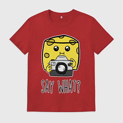 Мужская футболка Cheese photographer