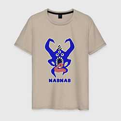 Мужская футболка Nabnab - паук без фона