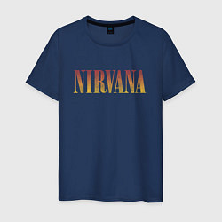 Мужская футболка Nirvana logo