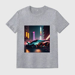 Футболка хлопковая мужская Суперавто, цвет: меланж
